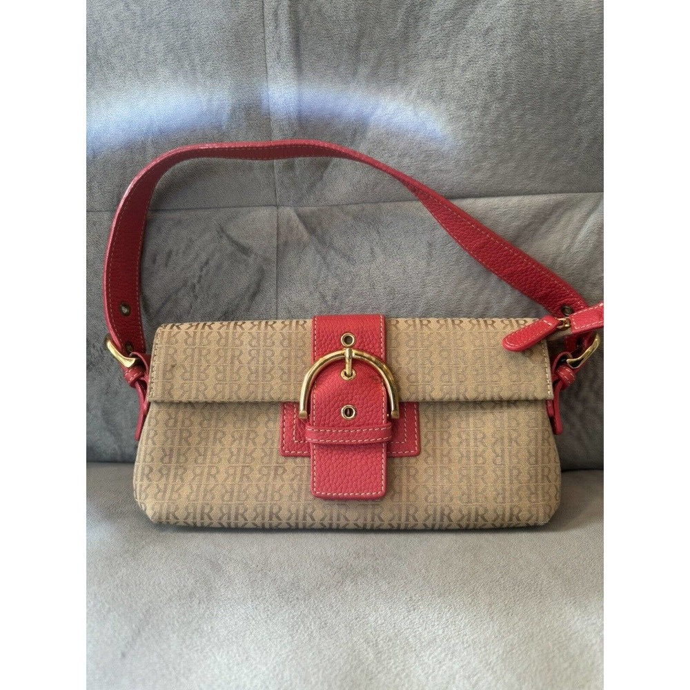 Pedro Rogado Made In Spain Grab Signature Bag Purse Handbag Clutch